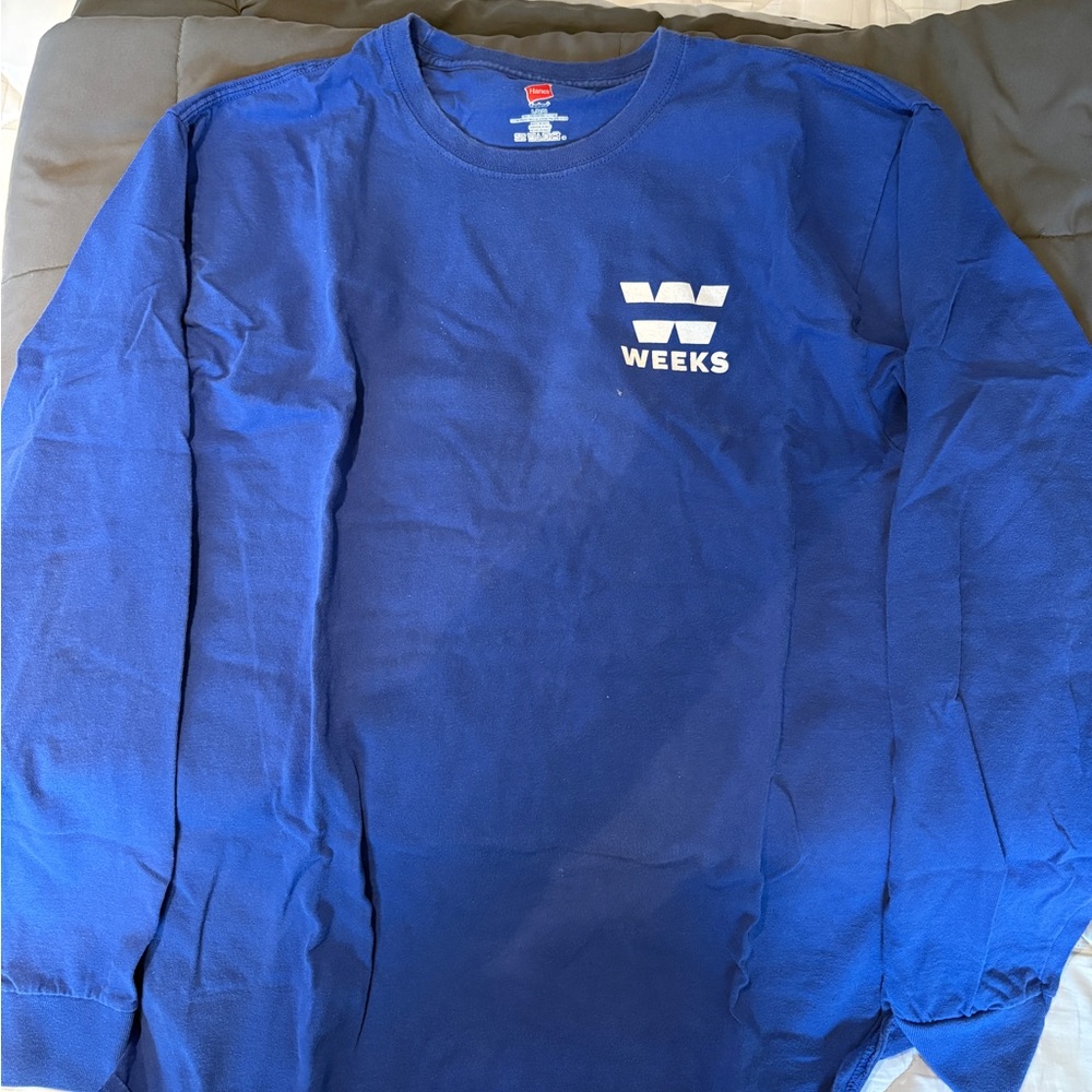 Weeks Marine Mens Long Sleeve T Shirt